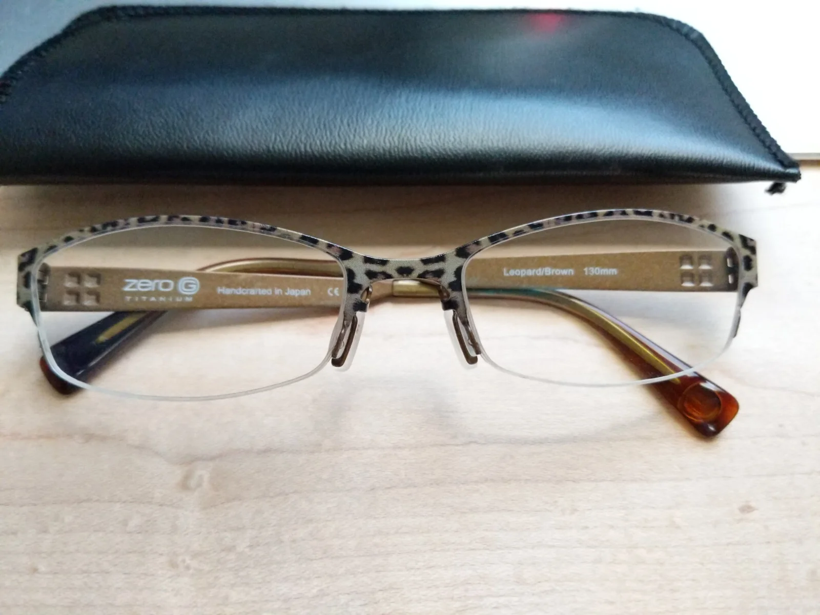 Zero g Titanium Fresh Meadows 52mm Width 17mm Bridge Leapard/Brown 130mm