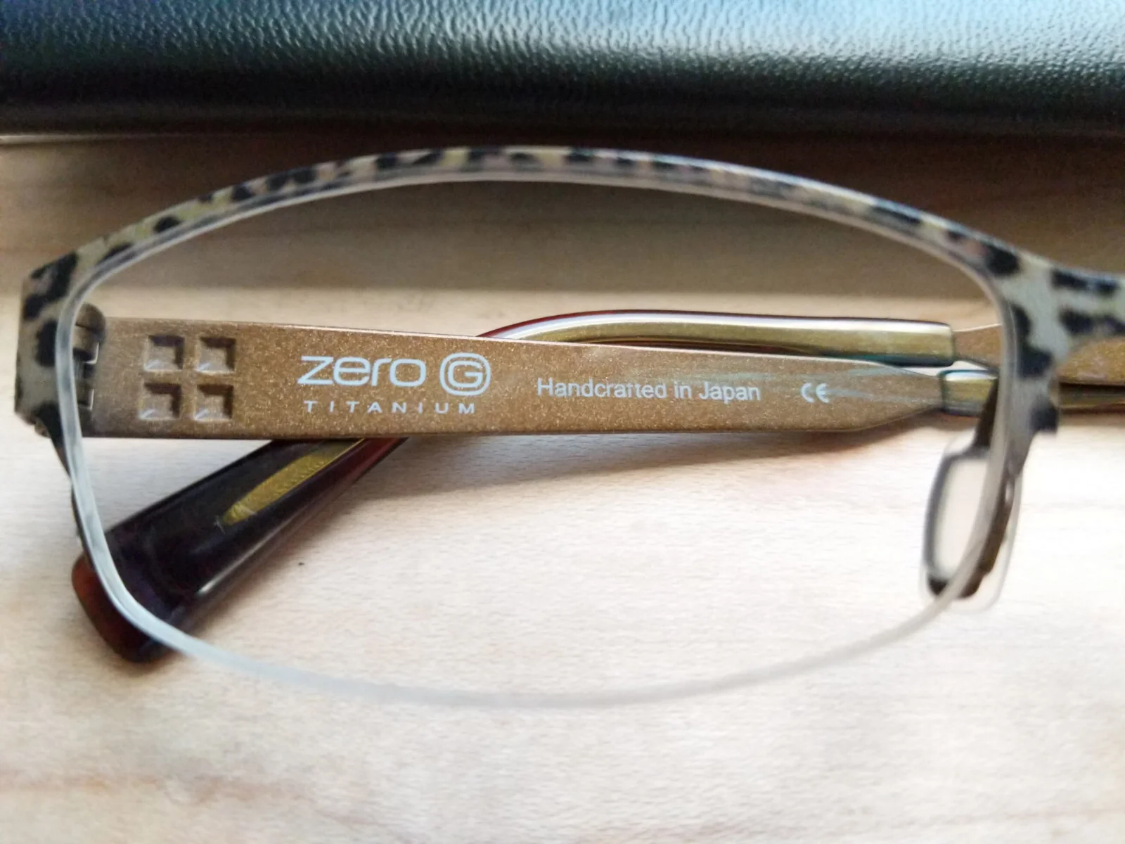 Zero g Titanium Fresh Meadows 52mm Width 17mm Bridge Leapard/Brown 130mm 2