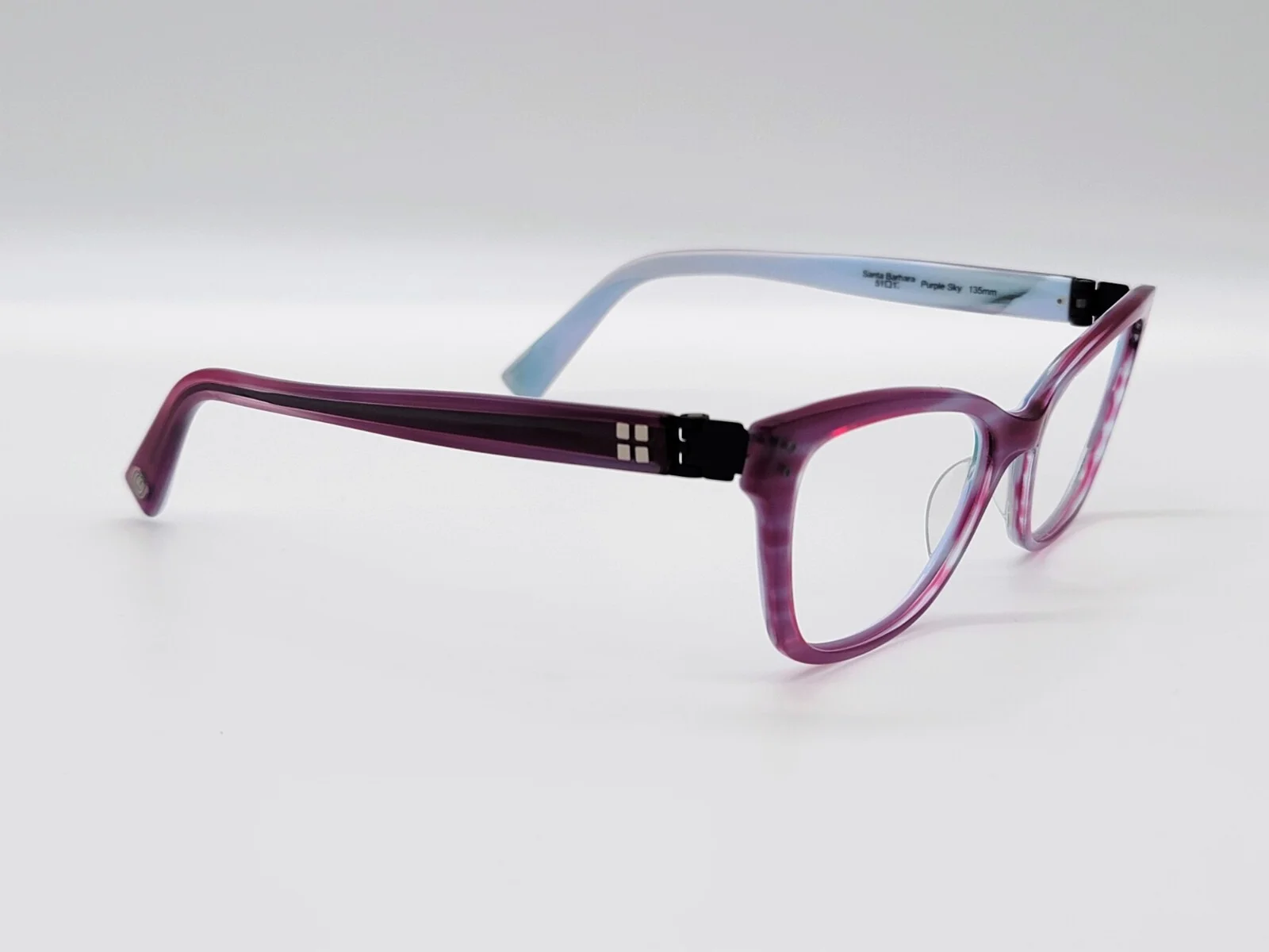 Zero G Titanium Santa Barbara Full Rim Purple Sky Eyeglasses 51 [ ] 17 135mm 4