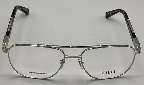 Zilli Designer Collection NEW Men’s Platinum Eyeglass Frames France ZI-60022-C07 2