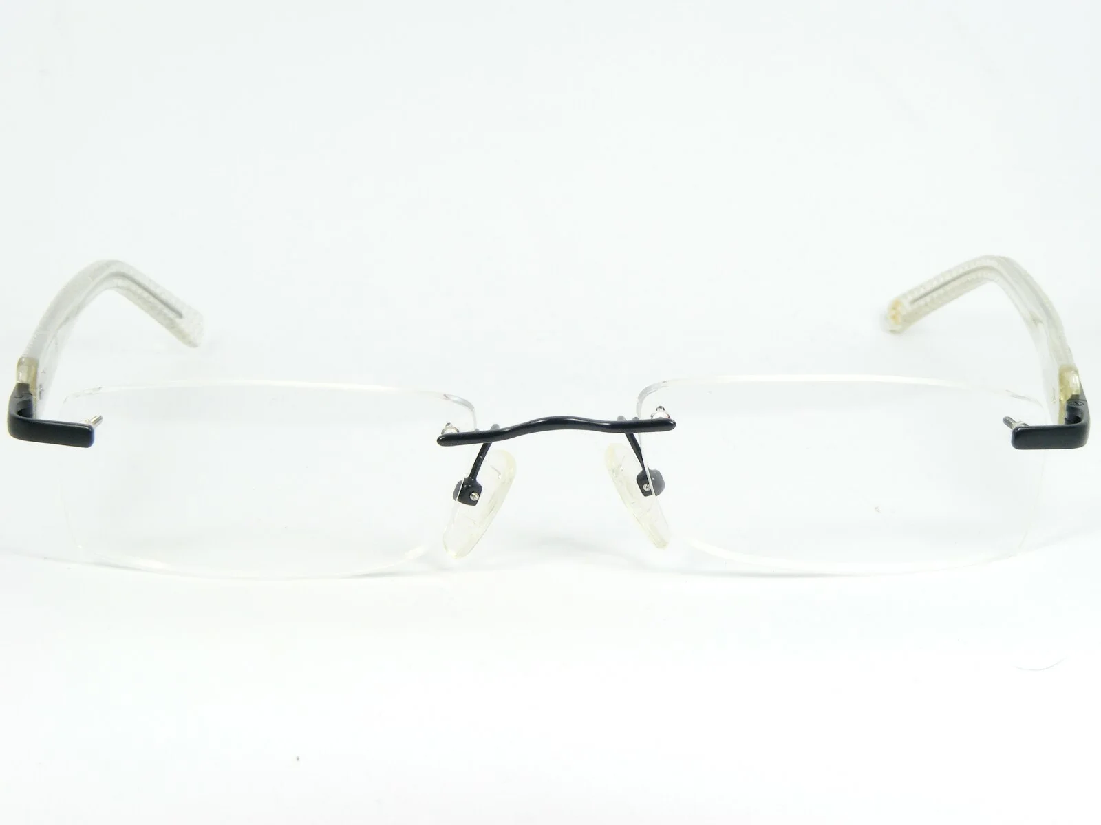 ZOOGAMI by Thema ZG24B C.2 BLACK EYEGLASSES GLASSES RIMLESS METAL 53-18-130mm 2